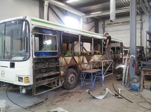 Ремонт автобусов, замена стекол, ремонт кузова стоимость ремонта и где отремонтировать - Воронеж