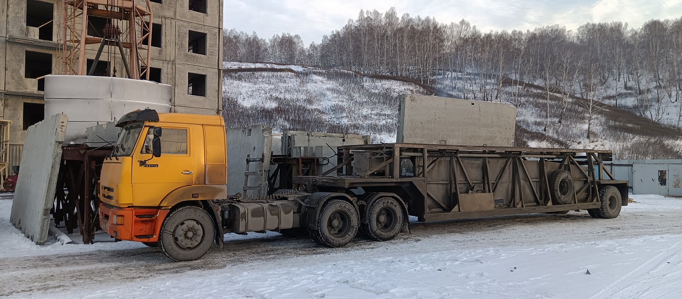 Аренда и услуги панелевозов для перевозки ЖБИ изделий в Новохоперске